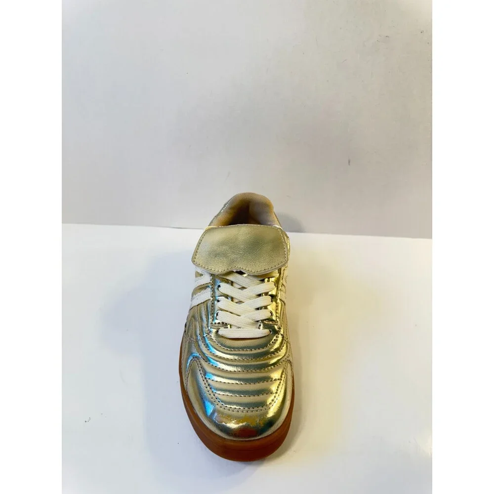 Steve Madden Womens Sneakers Gold US 6